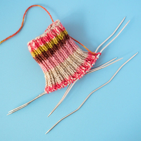 addi Crasy snake lace ergonomiset sukkapuikot neulomiseen