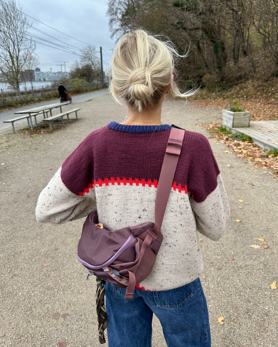 PetiteKnit Cross Sweater -neuleohje