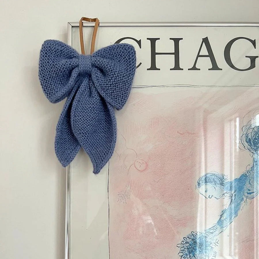 PetiteKnit December Bow joulurusetti rusetti hiuksiin