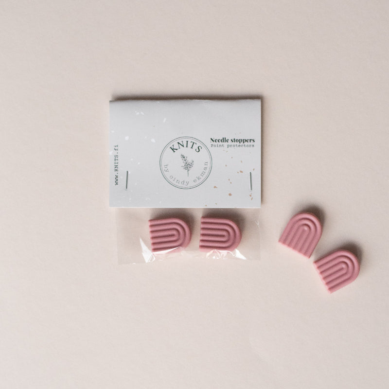 Knits by Cindy Ekman Puikko stopparit -kaari neulonta puikkostopperit