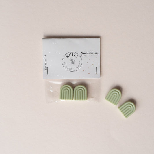 Knits by Cindy Ekman Puikko stopparit -kaari neulonta puikkostopperit