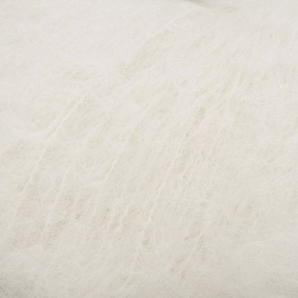 Laines du Nord Alpaca Brushed ihanan ylellisen pehmeä kutittamaton alpakkalanka valkoinen