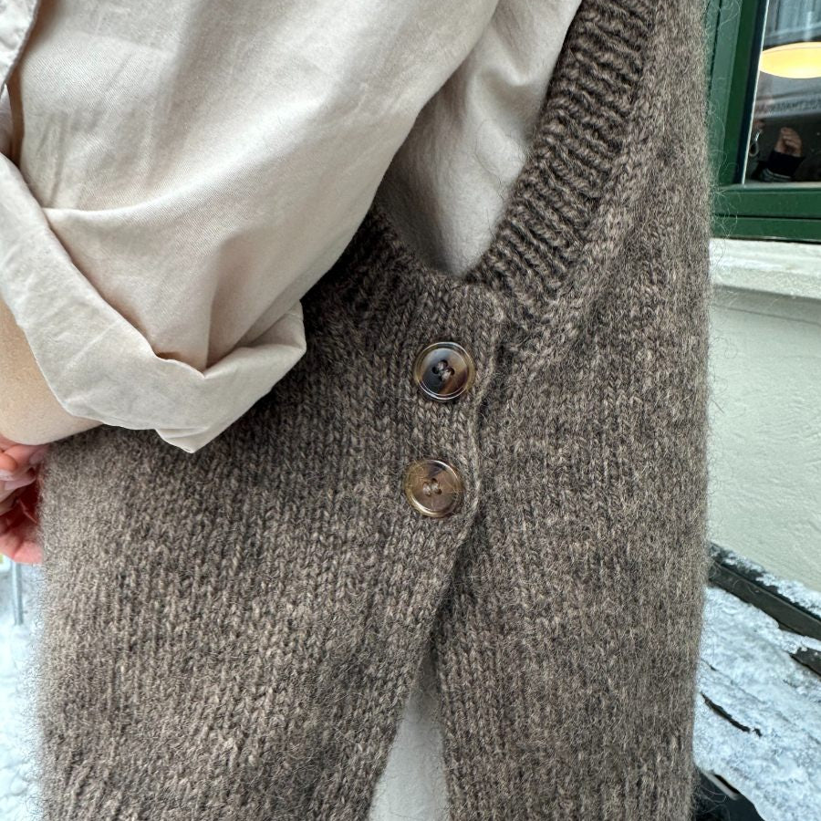 PetiteKnit Lulu Slipover Chunky Edition neuleohje lämmin liivi