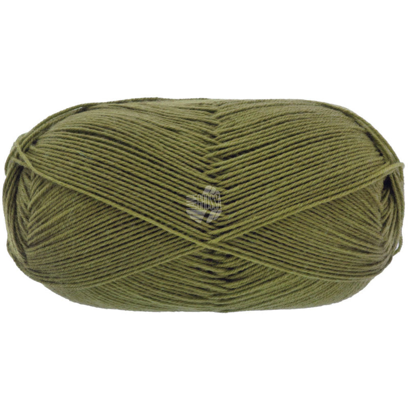 Lana Grossa Meilenweit Merino Extrafine 100 g ylellisen pehmeä sukkalanka vihreä