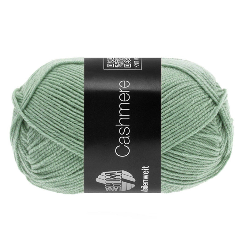 Lana Grossa Meilenweit Cashmere ylellisen pehmeä sukkalanka 50g vihreä