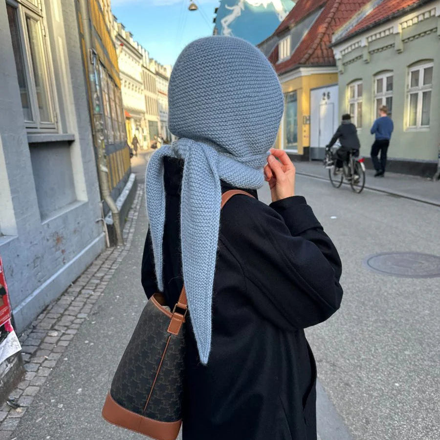 PetiteKnit Sophie Hood huppukauluri huppuhuivi neuleohje