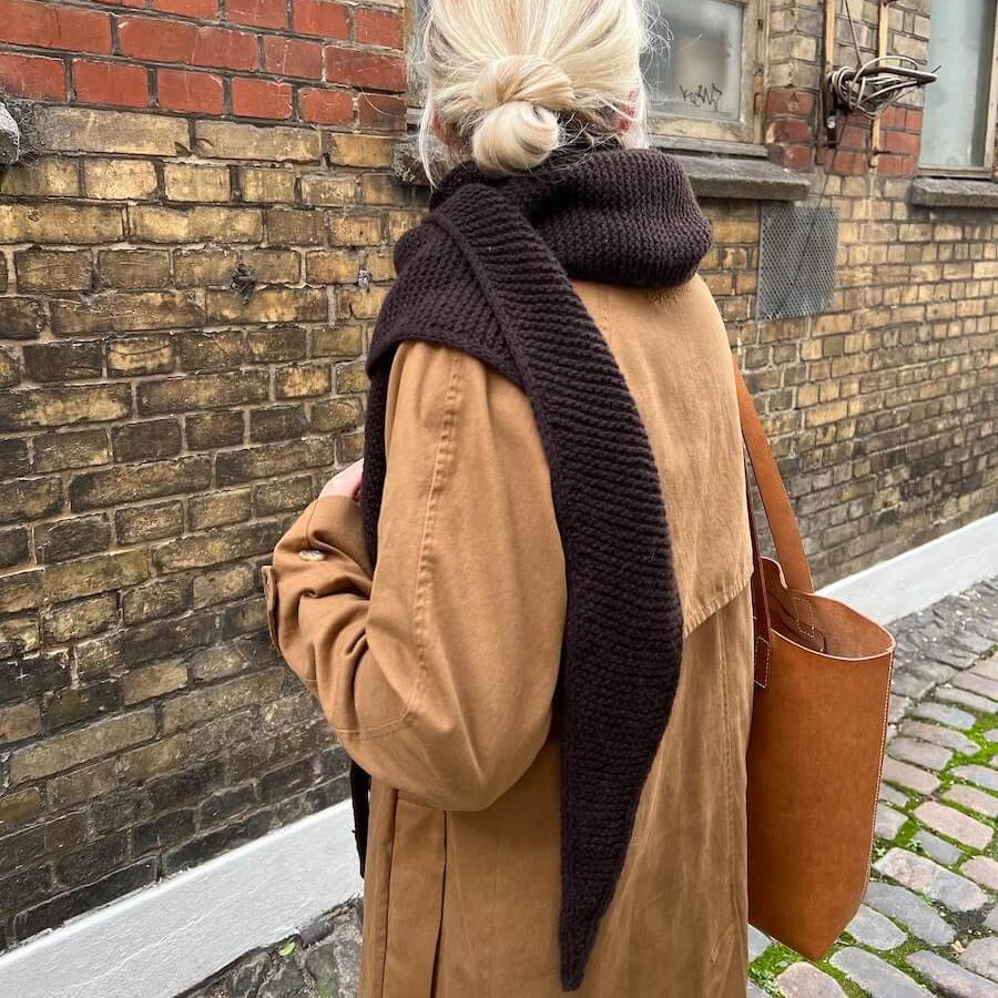 PetiteKnit Sophie Shawl neuleohje neulottu huivi