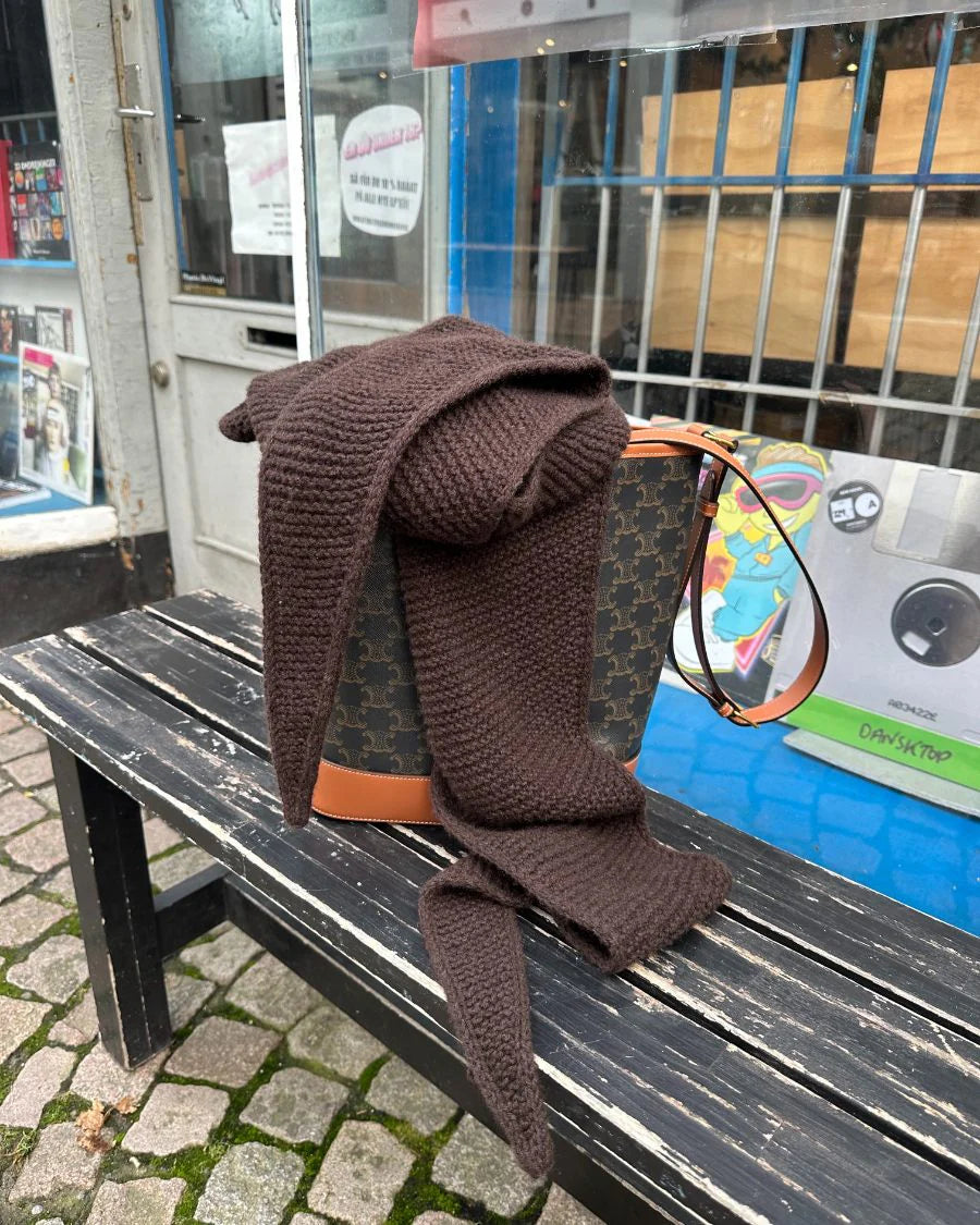 PetiteKnit Sophie Shawl neuleohje neulottu huivi