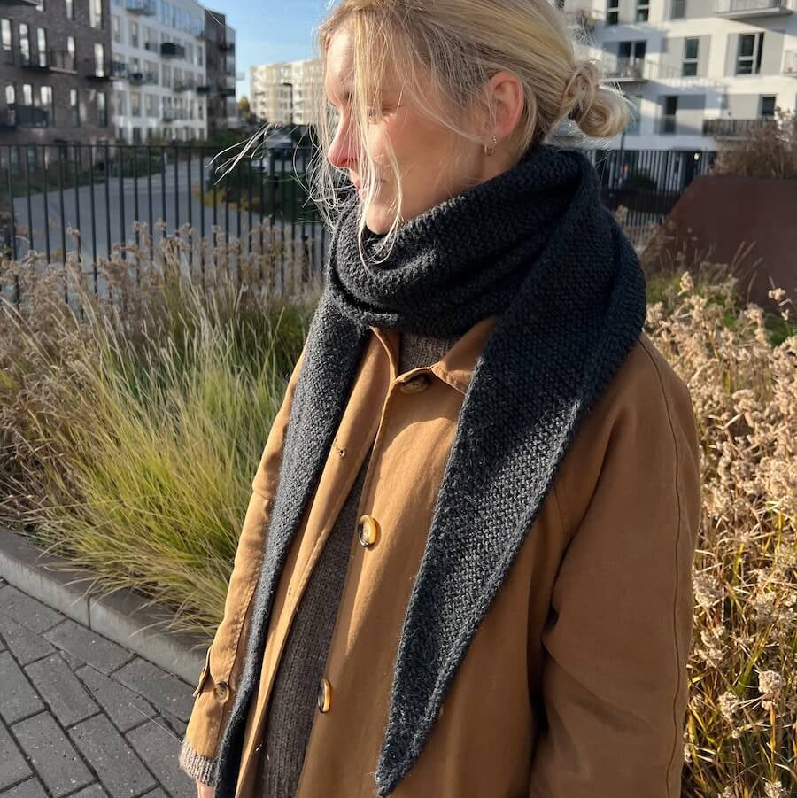 PetiteKnit Sophie Shawl neuleohje neulottu huivi