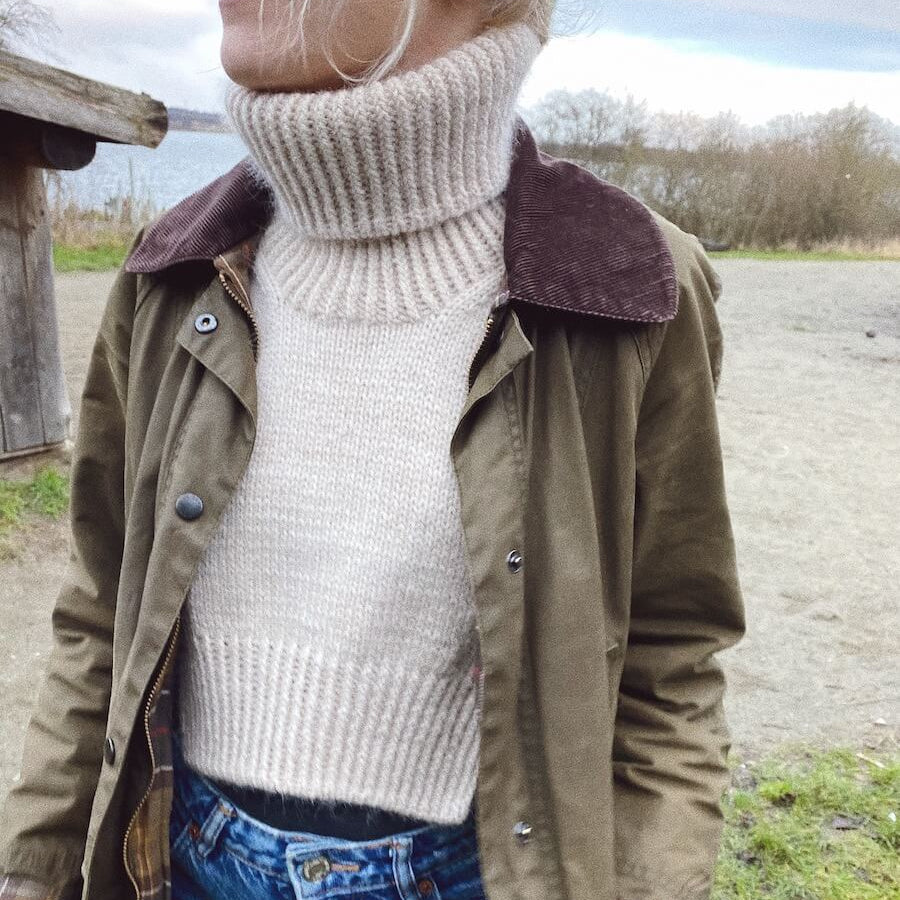 PetiteKnit Terrazzo Neck neuleohje lämmin kauluri